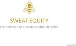 Partnership e ricerca di capitale di rischio - Marzo 2020 - CoreTech Srl