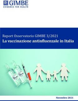 Report Osservatorio GIMBE 3/2021 - La vaccinazione antinfluenzale in Italia - Novembre 2021 - Quotidiano Sanit&agrave;