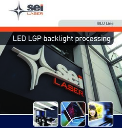 LED LGP backlight processing - BLU Line - Narran
