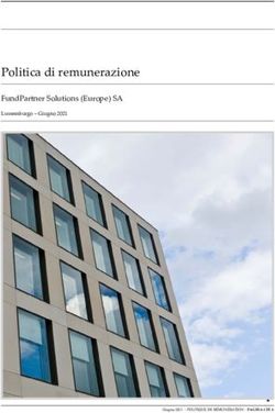 Politica di remunerazione - FundPartner Solutions (Europe) SA Lussemburgo - Giugno 2021 - Pictet