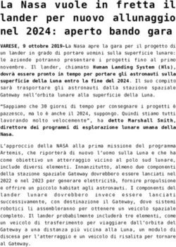 La Nasa vuole in fretta il lander per nuovo allunaggio nel 2024: aperto bando gara