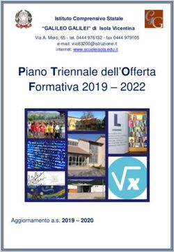 Piano Triennale dell'Offerta Formativa 2019 2022