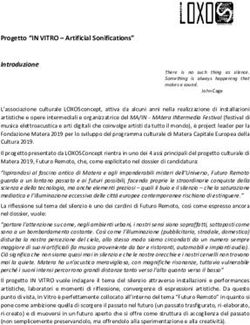 Progetto "IN VITRO - Artificial Sonifications"
