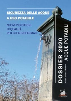 SICUREZZA DELLE ACQUE A USO POTABILE NUOVI INDICATORI DI QUALITÀ PER GLI AGROFARMACI - AgroNotizie