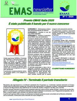 Premio EMAS Italia 2020 È stato pubblicato il bando per il nuovo concorso - Ispra