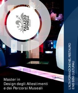 Master in Design degli Allestimenti e dei Percorsi Museali