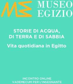 STORIE DI ACQUA, DI TERRA E DI SABBIA - Vita quotidiana in Egitto INCONTRO ONLINE VADEMECUM PER L'INSEGNANTE