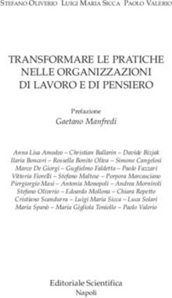 TRANSFORMARE LE PRATICHE NELLE ORGANIZZAZIONI DI LAVORO E DI PENSIERO - puntOorg