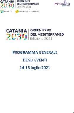 PROGRAMMA GENERALE DEGLI EVENTI - 14-16 luglio 2021 - Catania 2030