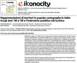 RAPPRESENTAZIONI DI TERRITORI IN POPULAR CARTOGRAPHY IN ITALIA TRA GLI ANNI '30 E '50 E L'INTERVENTO PUBBLICO NEL TURISMO - SERENA