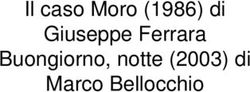 Il caso Moro (1986) di Giuseppe Ferrara Buongiorno, notte (2003) di Marco Bellocchio