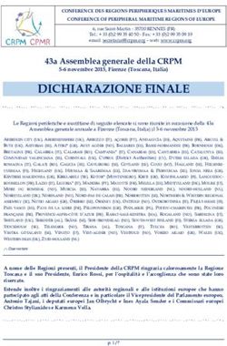 DICHIARAZIONE FINALE 43a Assemblea generale della CRPM - CPMR