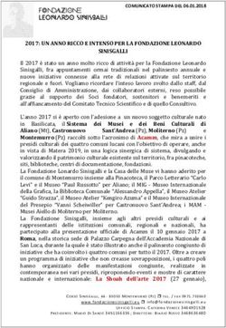2017: UN ANNO RICCO E INTENSO PER LA FONDAZIONE LEONARDO SINISGALLI
