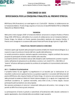 CONCORSO DI IDEE BPER BANCA PER LA CINQUINA FINALISTA AL PREMIO STREGA