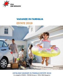 ESTATE 2019 VACANZE IN FAMIGLIA - CATALOGO VACANZE IN FAMIGLIA ESTATE 2019 - cral asm bergamo