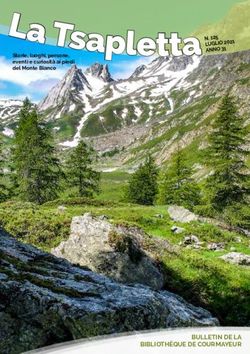 LUGLIO 2021 ANNO 31 - BULLETIN DE LA BIBLIOTHÈQUE DE COURMAYEUR - Storie, luoghi, persone, eventi e curiosità ai piedi del Monte Bianco - Comune ...