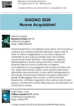 GIUGNO 2020 Nuove Acquisizioni