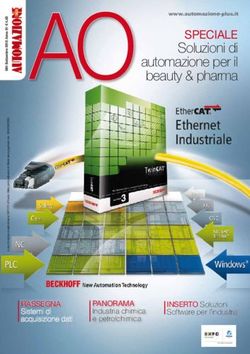 AO SPECIALE Soluzioni di automazione per il beauty & pharma - Beckhoff