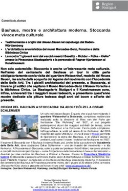 Bauhaus, mostre e architettura moderna. Stoccarda vivace meta culturale