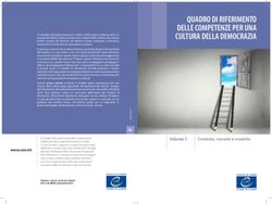 QUADRO DI RIFERIMENTO DELLE COMPETENZE PER UNA CULTURA DELLA DEMOCRAZIA