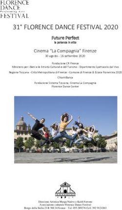 31 FLORENCE DANCE FESTIVAL 2020 - Future Perfect - Direzione Cultura
