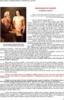MEDITAZIONE SU SOCRATE - Introduzione a Socrate