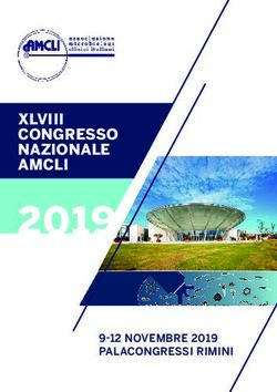 2019 XLVIII CONGRESSO NAZIONALE AMCLI - 9-12 NOVEMBRE 2019 PALACONGRESSI RIMINI