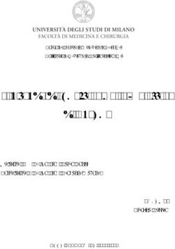 Il ritardo diagnostico nella malattia di Crohn - AUTORE: Cristina Bezzio - AIR Unimi