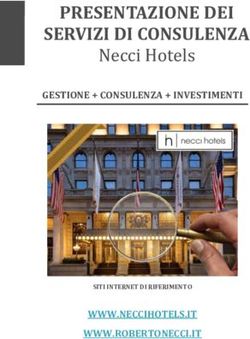 PRESENTAZIONE DEI SERVIZI DI CONSULENZA - Necci Hotels GESTIONE + CONSULENZA + INVESTIMENTI