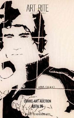 COMIC ART AUCTION ASTA 36 - MILANO - 10 NOVEMBRE 2021 - Art-Rite