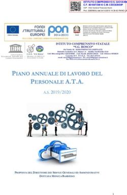 PERSONALE A.T.A. PIANO ANNUALE DI LAVORO DEL