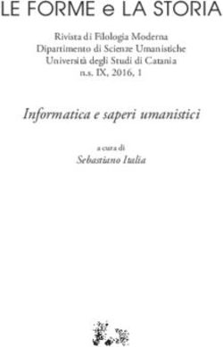 LE FORME e LA STORIA Informatica e saperi umanistici - Sebastiano Italia - Simone Giusti