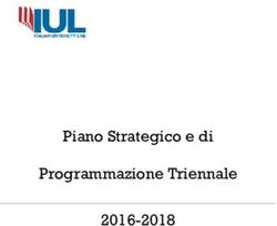 Piano Strategico e di Programmazione Triennale 2016-2018 - IUL