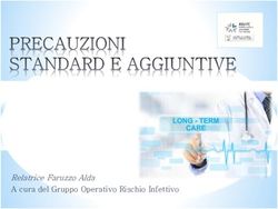 Relatrice FaruzzoAlda A cura del Gruppo Operativo Rischio Infettivo