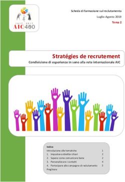 Strat&eacute;gies de recrutement - Condivisione di esperienze in seno alla rete internazionale AIC AICnternazionaleAIC - Gruppi di ...