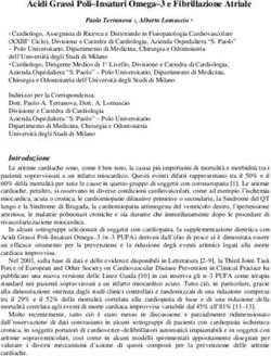 Acidi Grassi Poli-Insaturi Omega-3 e Fibrillazione Atriale