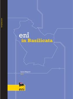 In Basilicata Local Report 2012