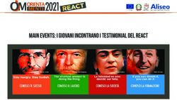 MAIN EVENTS: I giovani incontrano i testimonial del react