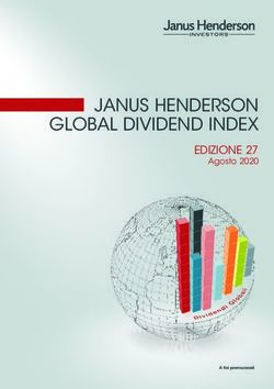 JANUS HENDERSON GLOBAL DIVIDEND INDEX - EDIZIONE 27 Agosto 2020