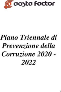 Piano Triennale di Prevenzione della Corruzione 2020 2022