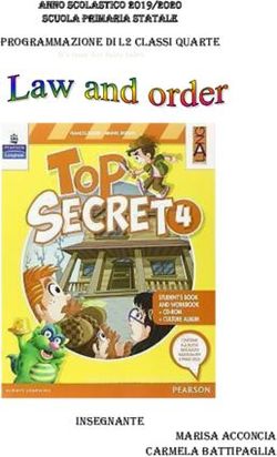 PROGRAMMAZIONE DI L2 CLASSI QUARTE - INSEGNANTE MARISA ACCONCIA CARMELA BATTIPAGLIA