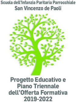 Progetto Educativo e Piano Triennale dell'Offerta Formativa 2019-2022 - San Vincenzo de Paoli