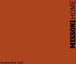 FURNITURE 2018 2019 - MISSONIHOME