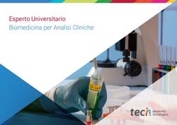 Esperto Universitario Biomedicina per Analisi Cliniche - TECH