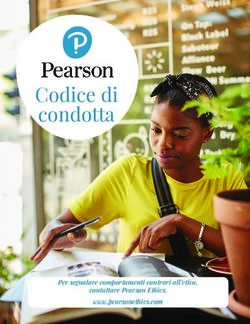 Codice di condotta - Per segnalare comportamenti contrari all'etica, contattare Pearson Ethics. www.pearsonethics.com
