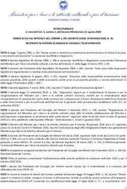 Ministero per i beni e le attivit&agrave; culturali e per il turismo