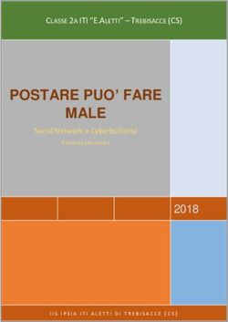 POSTARE PUO' FARE MALE 2018 - Trebisacce
