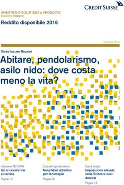 Abitare, pendolarismo, asilo nido: dove costa meno la vita? - Credit Suisse