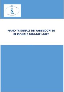 PIANO TRIENNALE DEI FABBISOGNI DI PERSONALE 2020-2021-2022