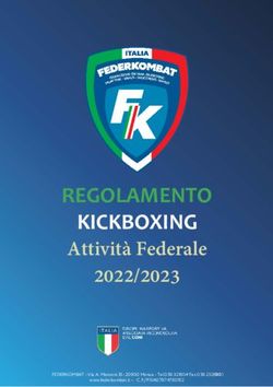 Attivit&agrave; Federale KICKBOXING 2022/2023